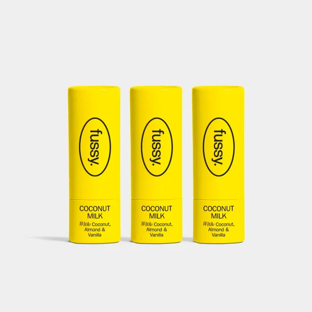 Fussy Coconut Milk Mini Trio deodorant 3x15g kokos