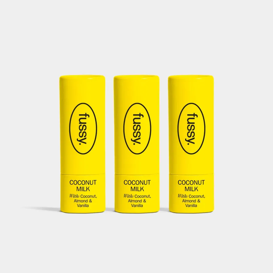 Fussy Coconut Milk Mini Trio deodorant 3x15g kokos