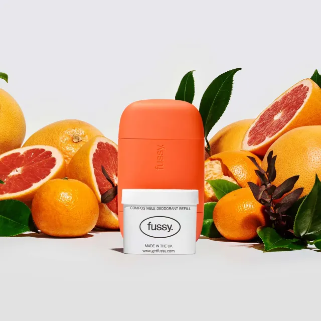 Fussy Wide Eyed starter deodorant orange frisk