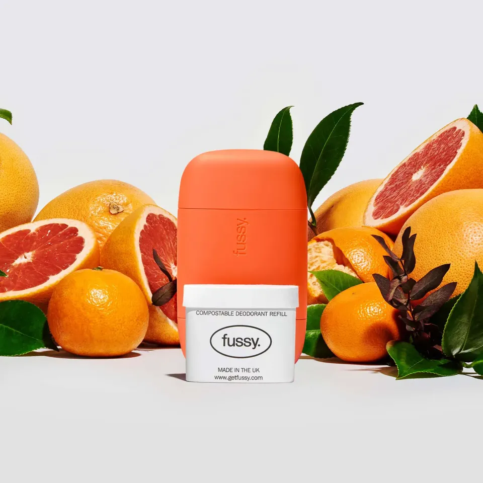Fussy Wide Eyed starter deodorant orange frisk