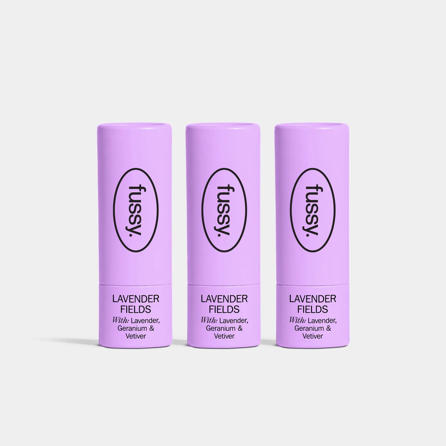 Fussy Mini Trio deodorant 3-pak frisk duft