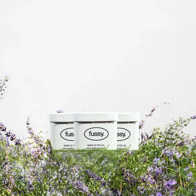 Fussy Lavender Fields deodorant 3-pak beroligende