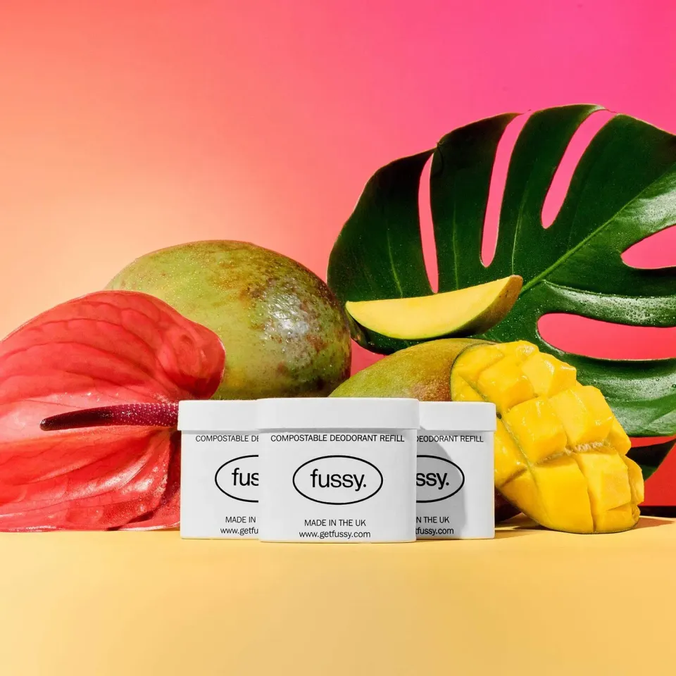 Fussy Brazilian Summer deodorant refilpakke sensitiv 3-pak sød