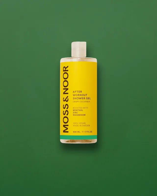 Moss Noor After Workout showergel Crispy Cucumber 500 ml mild