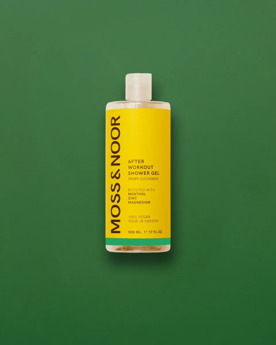 Moss Noor After Workout showergel Crispy Cucumber 500 ml mild
