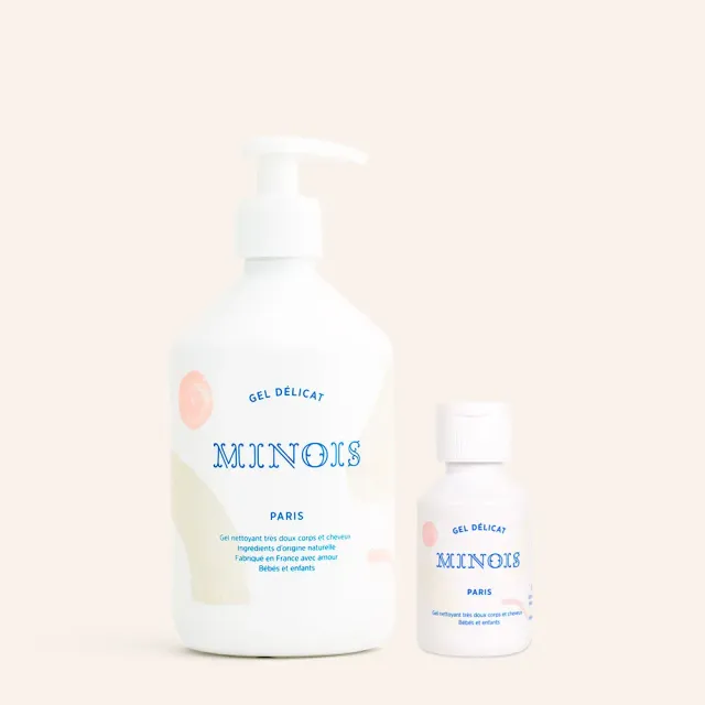 Minois Paris Duo Gel Délicat vaskegel 500+100 ml sensitiv