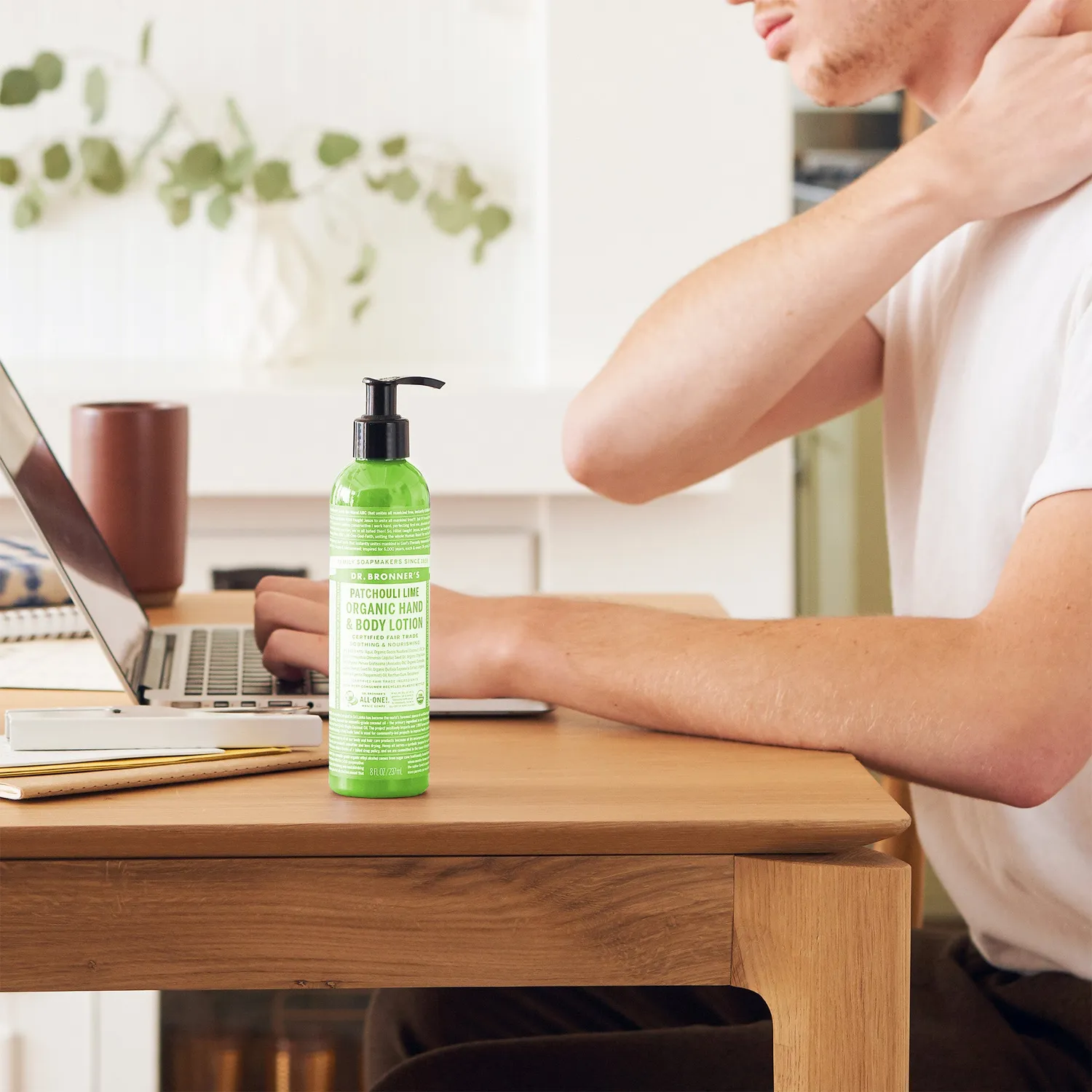 Dr. Bronner's Organic Lotions lotion 8 oz patchouli lime