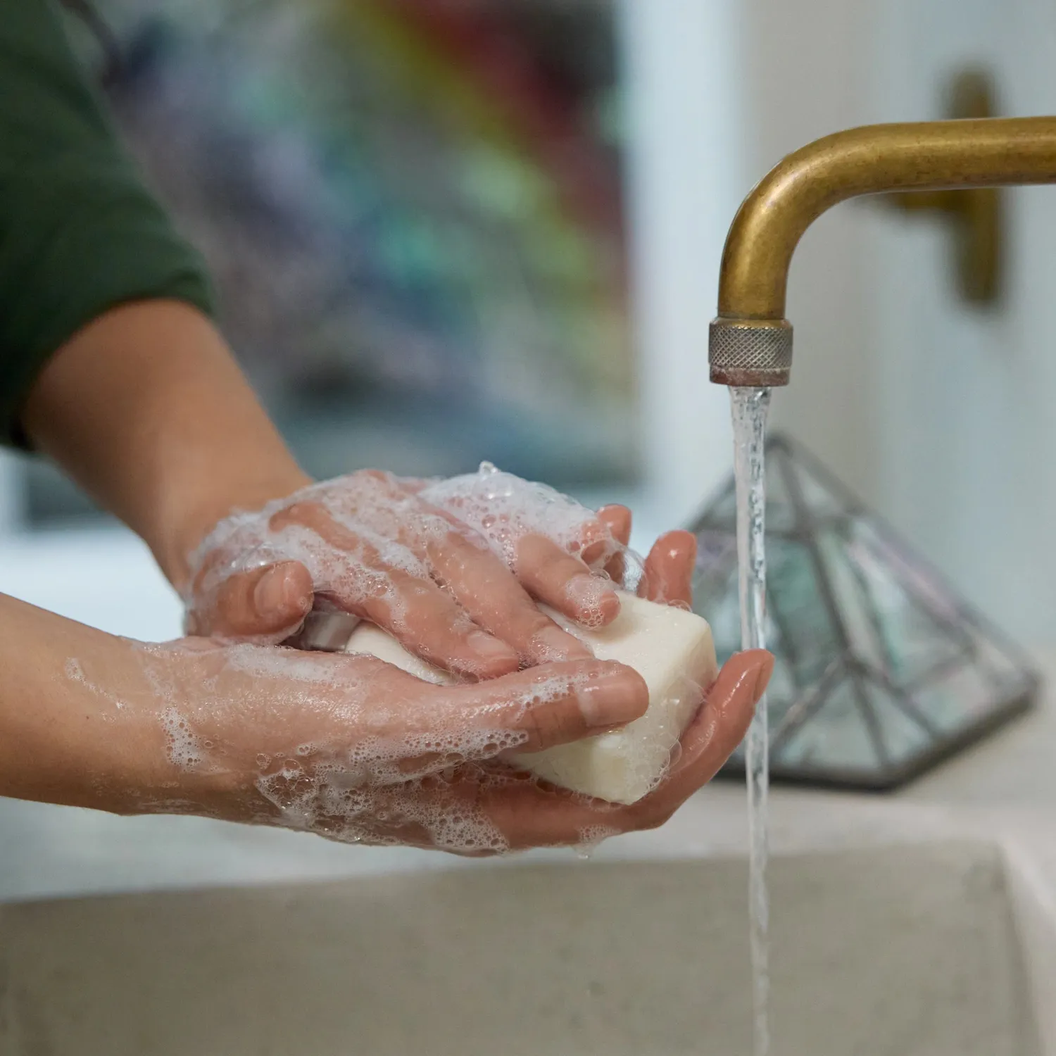 Dr. Bronner's Rose sæbebar 5 oz blomsterduft