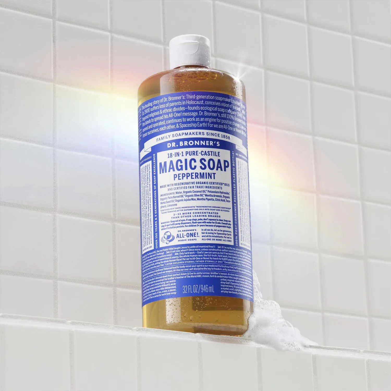 Dr. Bronner's College Essentials sæt med sæbe og balm