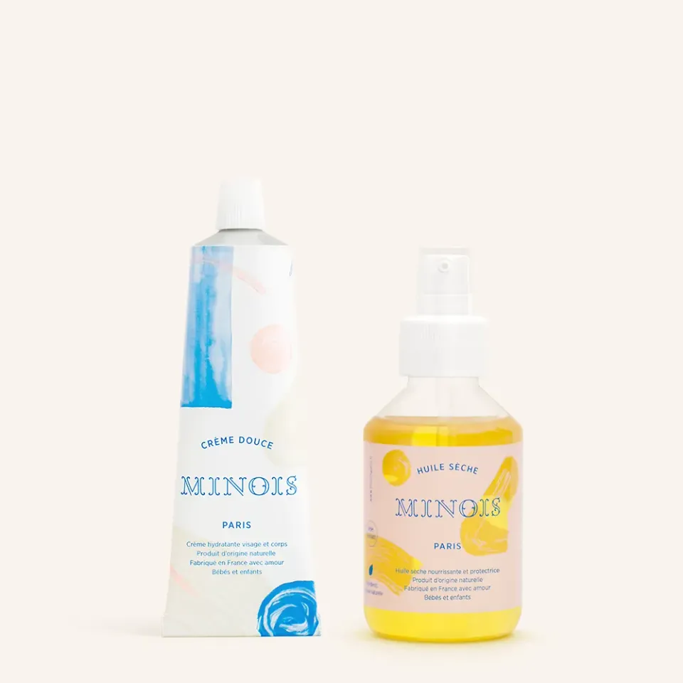 Minois Paris Duo Hydratation cremesæt creme + olie