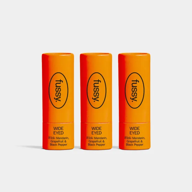 Fussy Wide Eyed Mini Trio deodorant 3-pak citrus