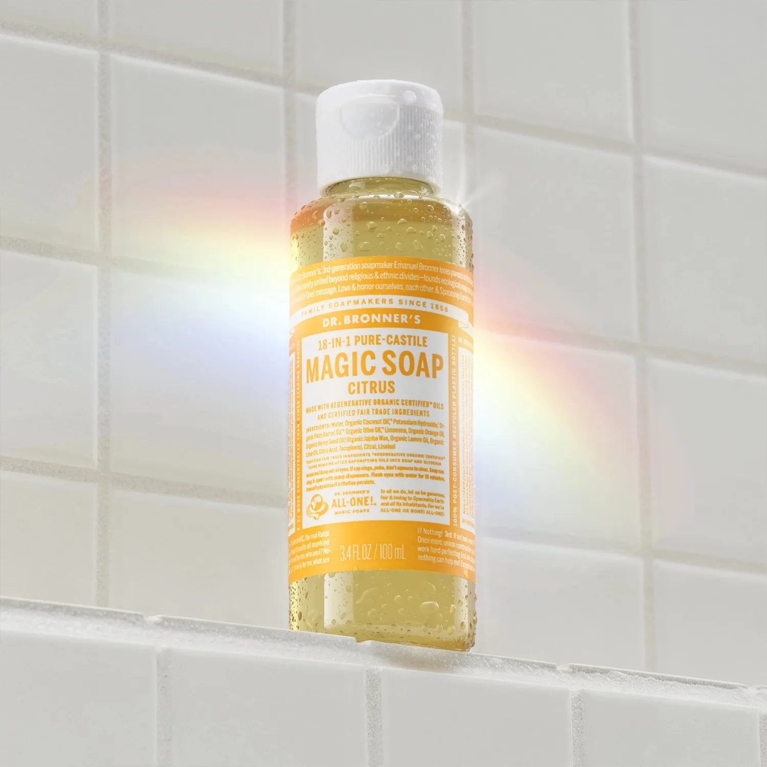 Dr. Bronner's Liquid Soap Sampler rejsesæt 6x100 ml