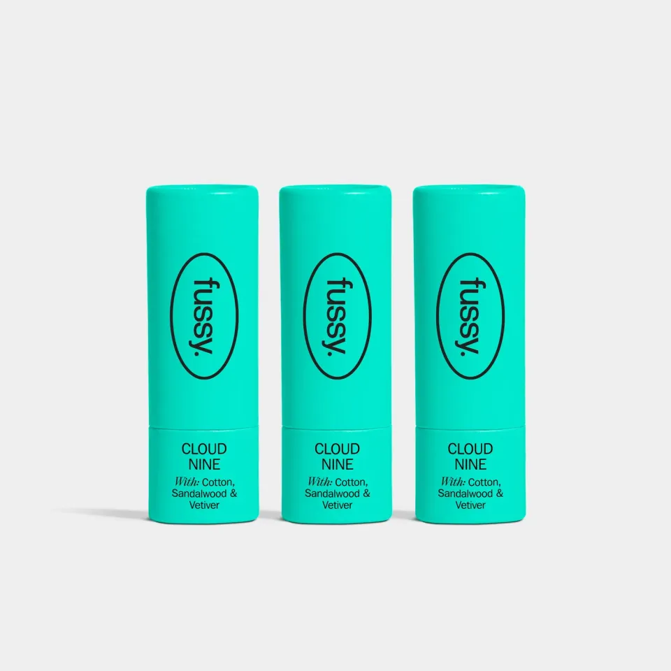 Fussy Cloud Nine Mini Deodorant 3x15g Frisk Duft