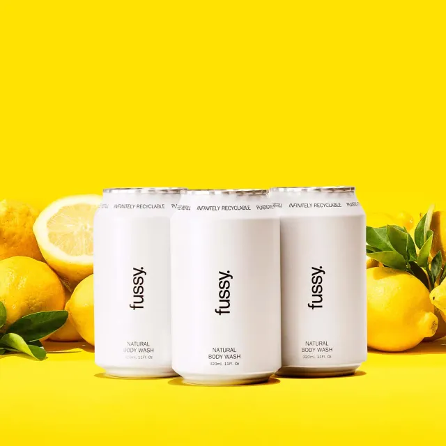 Fussy Sicilian Lemon Refill bodywash 3-pak frisk citrus