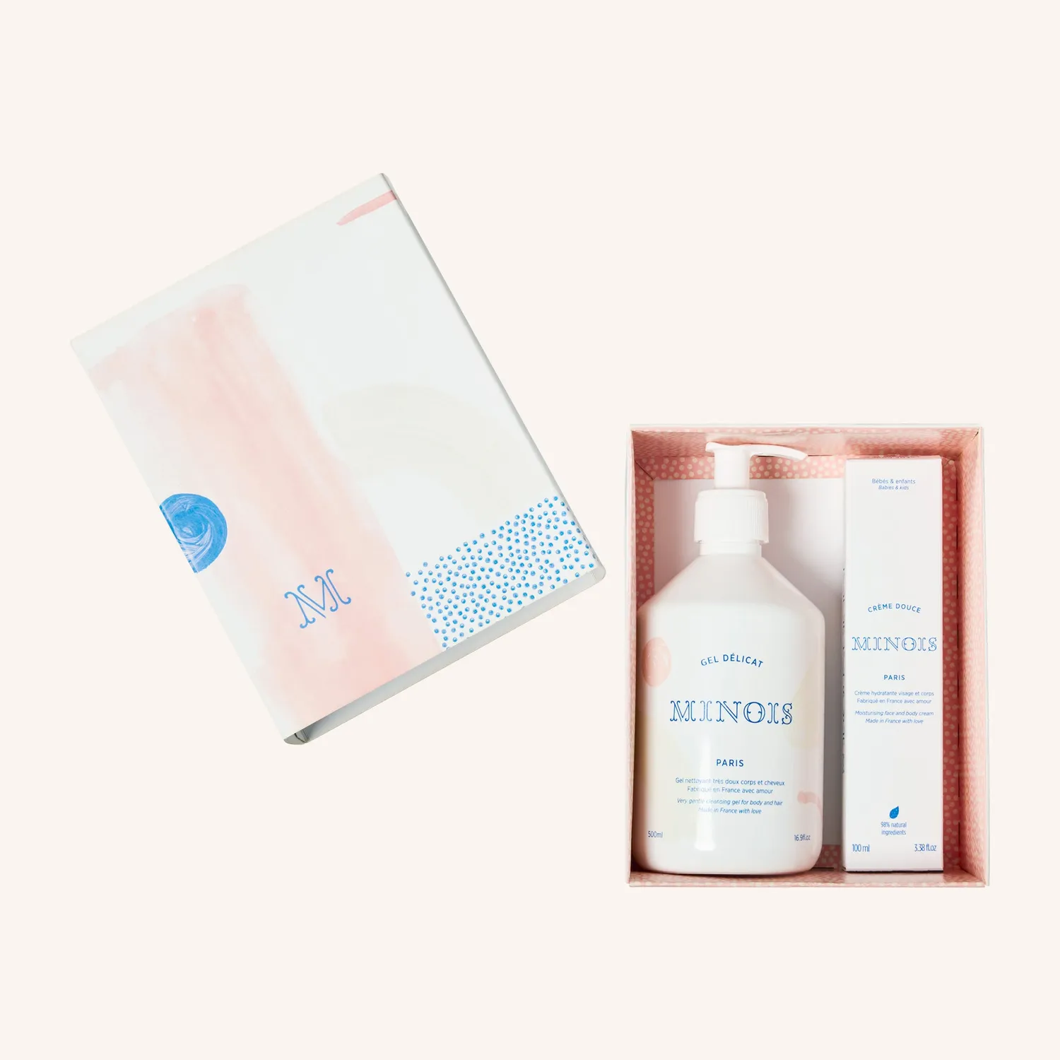 Minois Paris Coffret Essentiels gavesæt gel + creme