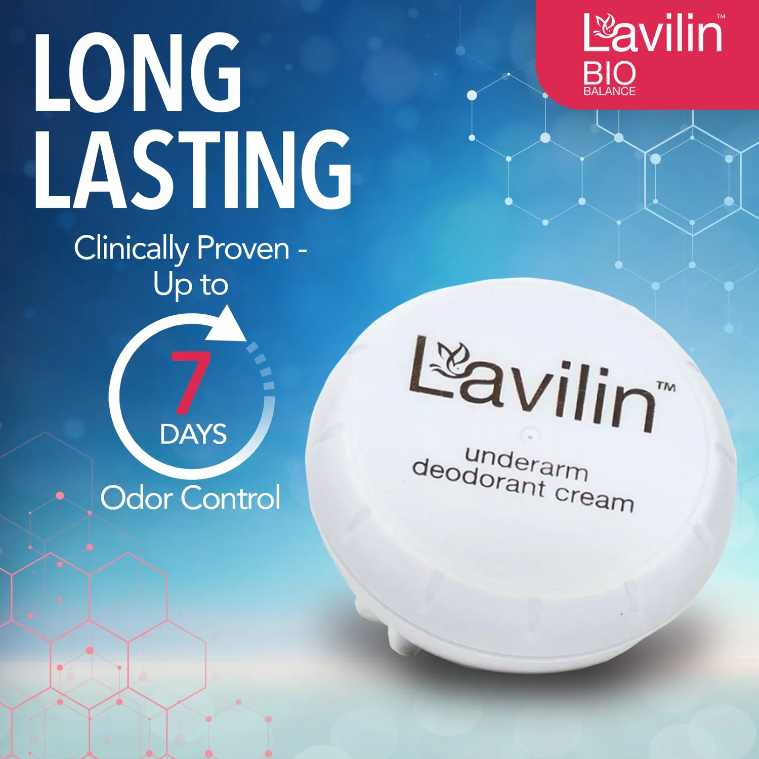 Lavilin Underarm Deodorant Cream deocreme 7 dage
