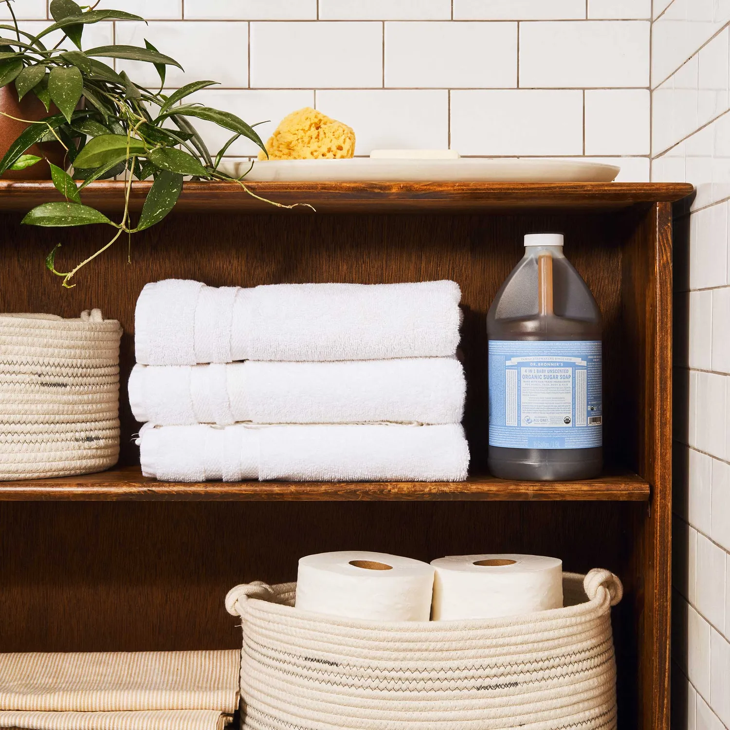 Dr. Bronner's Organic Sugar Unscented sukkersæbe uparfumeret