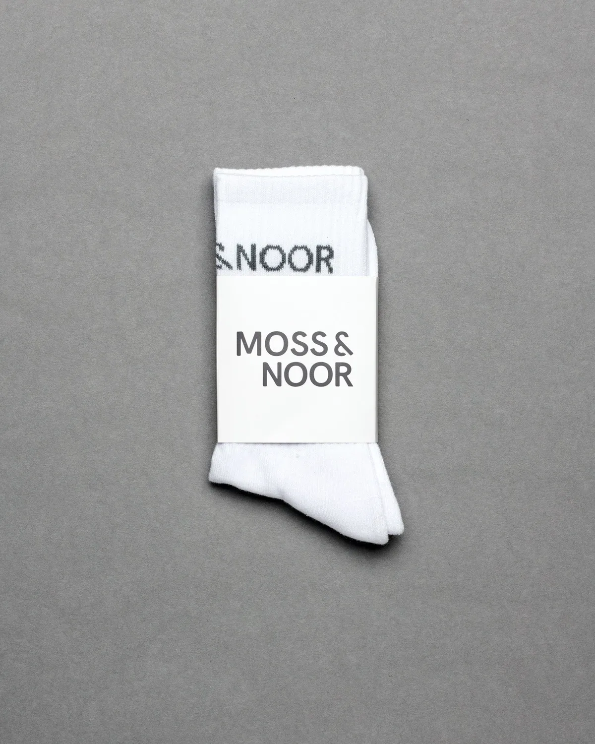 Moss Noor Everyday Socks strømper hvid bomuld