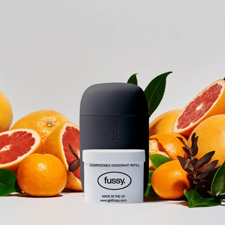 Fussy Wide Eyed Midnight deodorant startsæt citrus