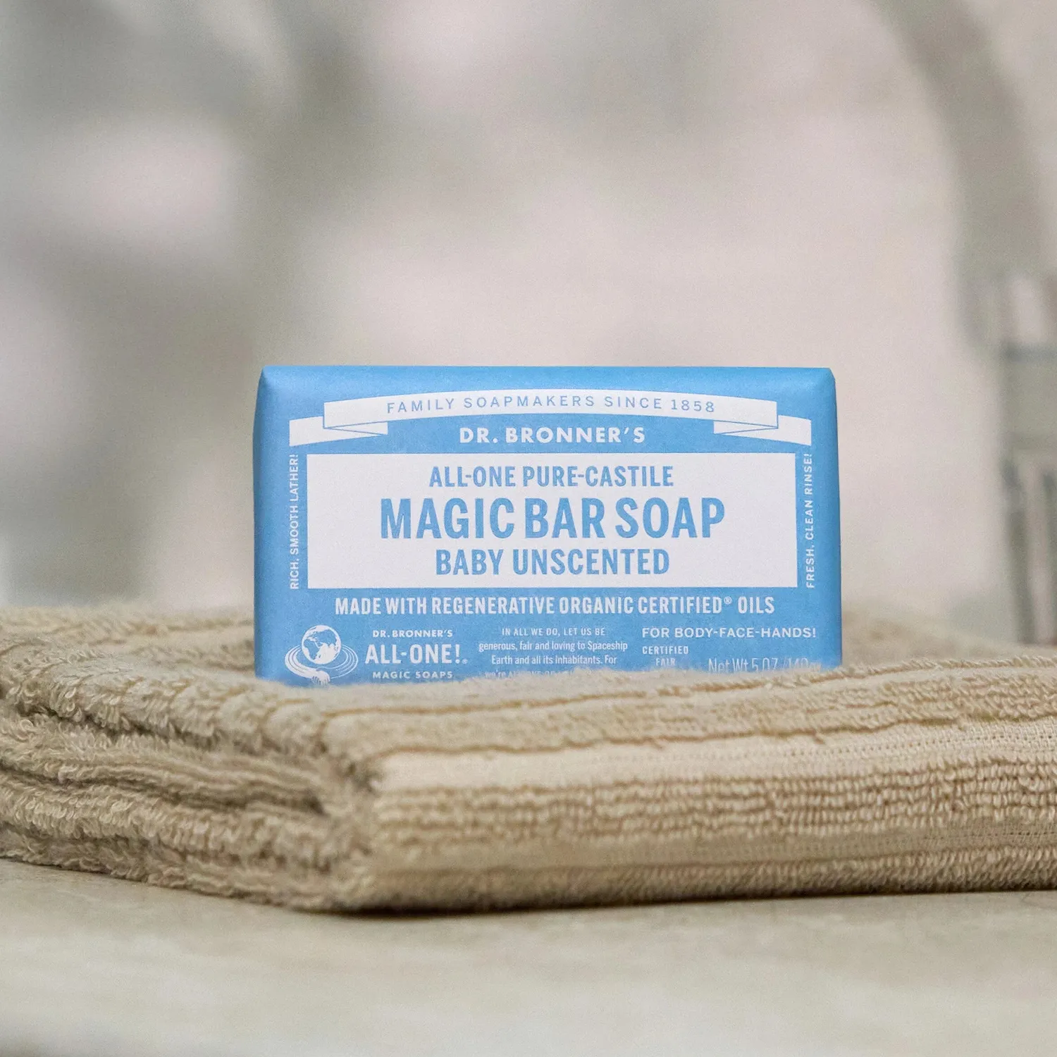 Dr. Bronner's Everyday Essentials Kit gavesæt 4 dele lavendel