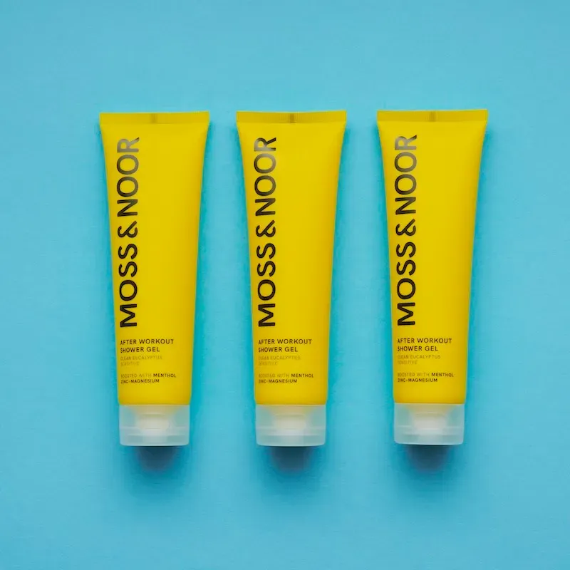 Moss Noor After Workout showergel Clean Eucalyptus 3 x 150 ml