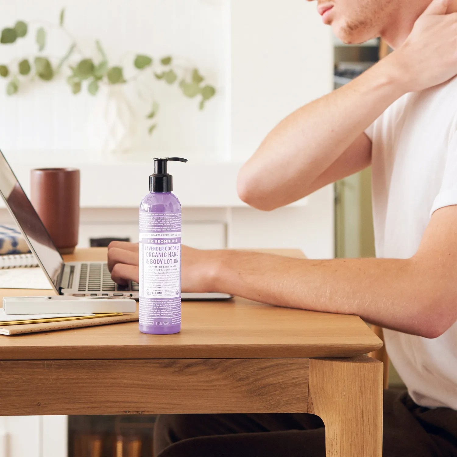 Dr. Bronner's Calming Lavender Bundle sæt 6 dele mild