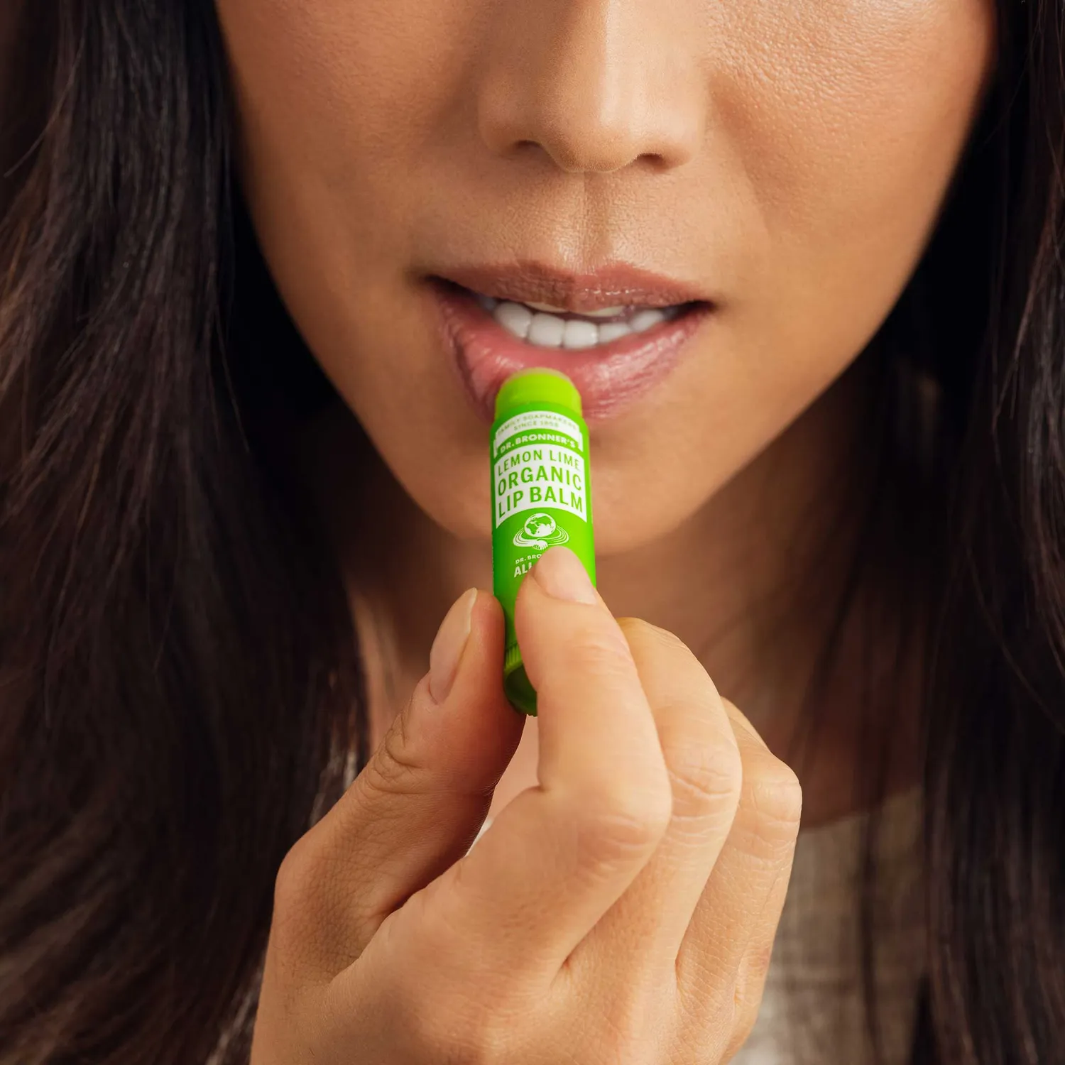 Dr. Bronner's Lemon Lime læbepomade 0.15 oz frisk