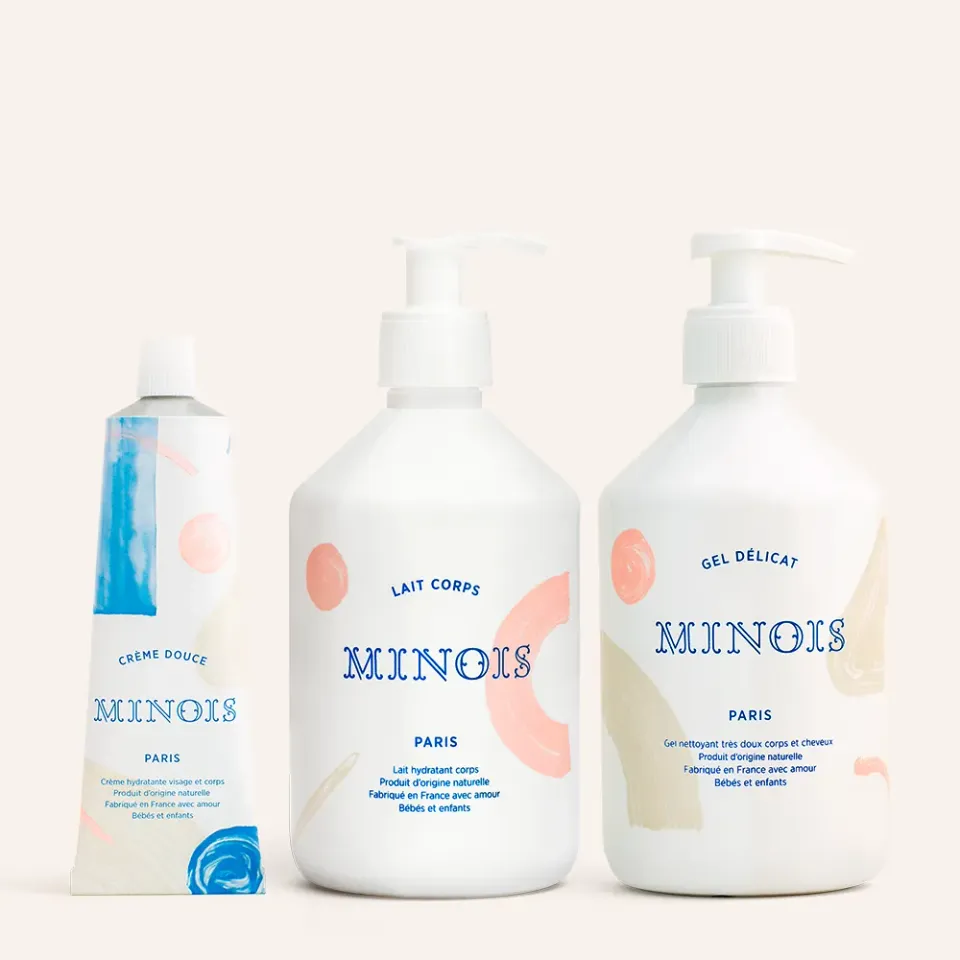 Minois Paris Trio Bain sæt vask + creme + lotion