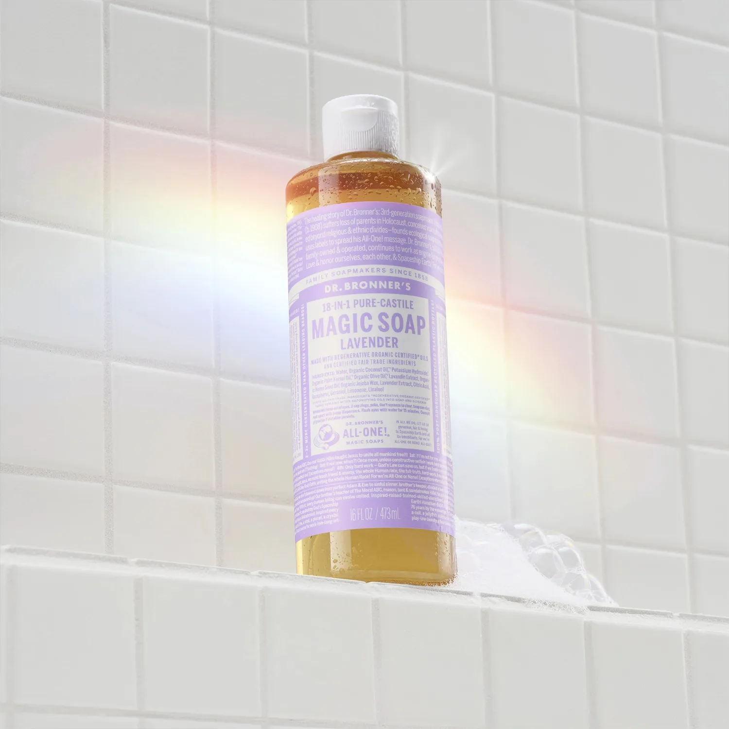 Dr. Bronner's Calm Renew sæt lavendel uparfumeret mild