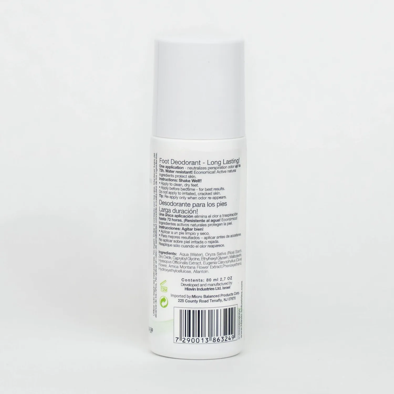 Lavilin Foot Deodorant foddeo uparfumeret 48 timer