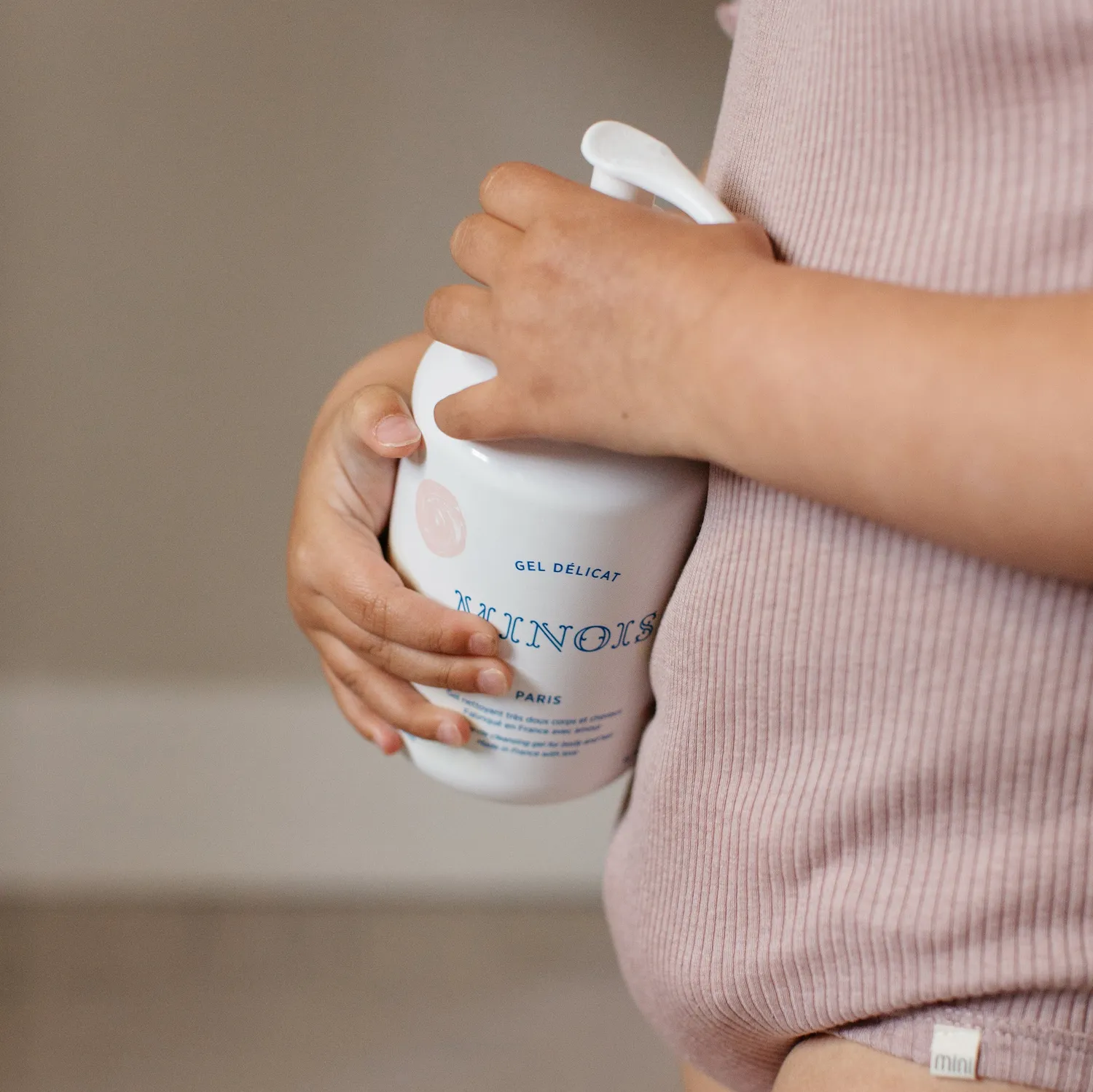 Minois Paris Duo Family sæt vaskegel og bodylotion baby