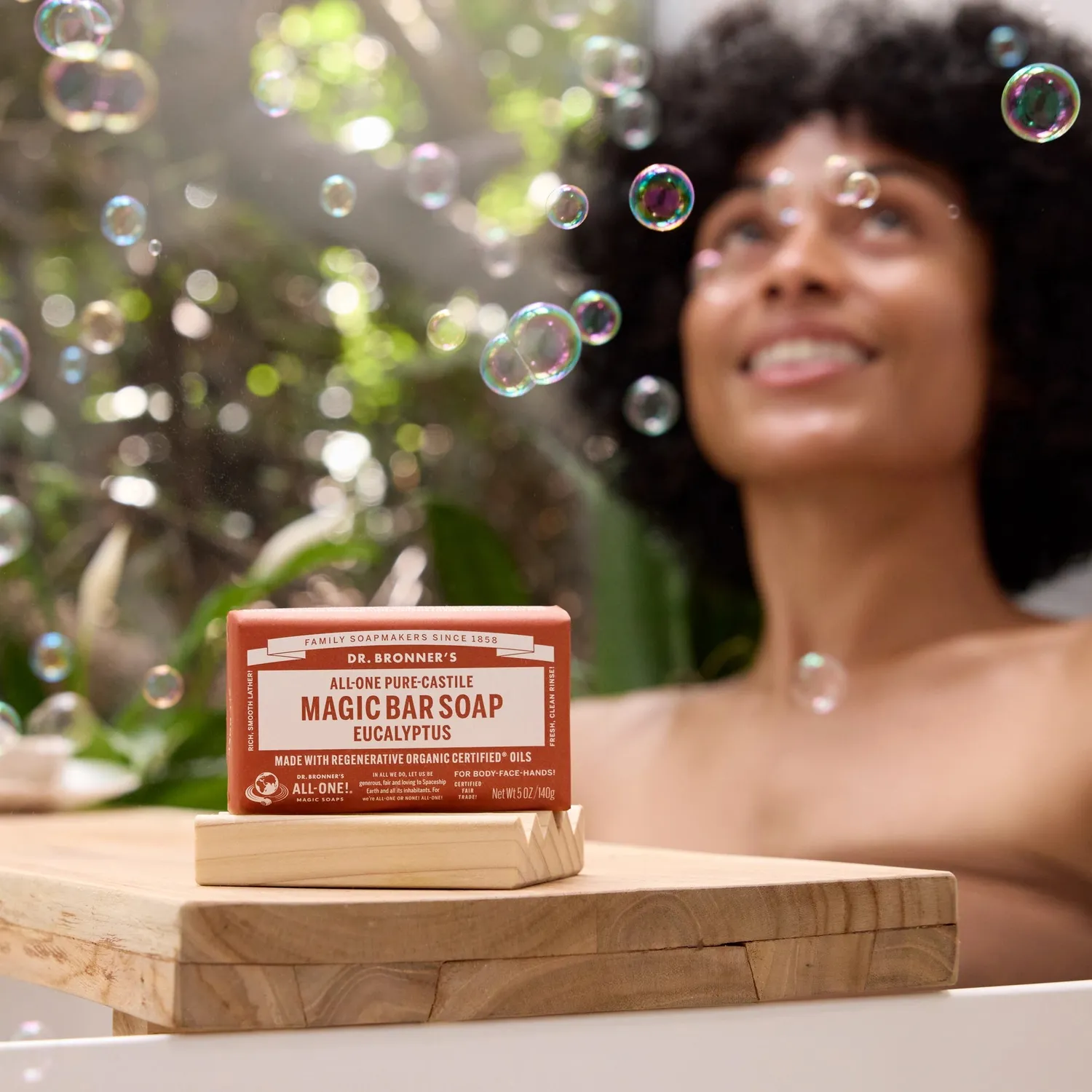 Dr. Bronner's Pure-Castile Eucalyptus sæbebar 5 oz frisk