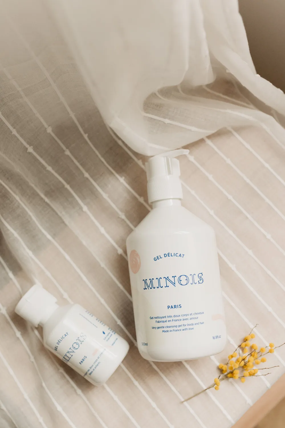 Minois Paris Duo Gel Délicat vaskegel 500+100 ml sensitiv