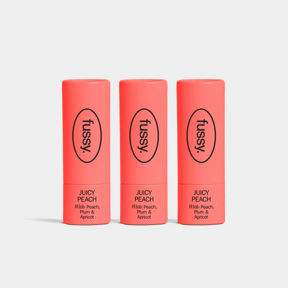 Fussy Juicy Peach Mini Trio deodorant 3x15g frugt
