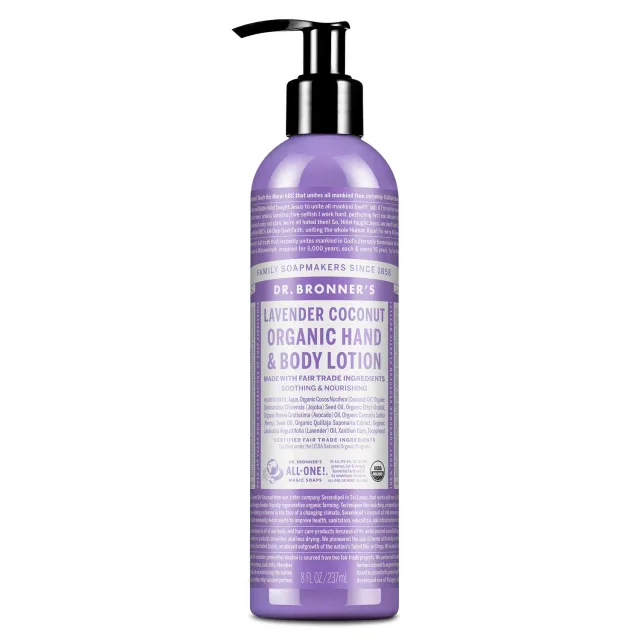Dr. Bronner's Organic Lotions bodylotion Lavender Coconut 236 ml