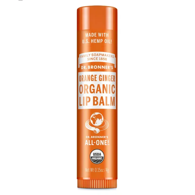 Dr. Bronner's Orange Ginger læbepomade 4,25 g mild