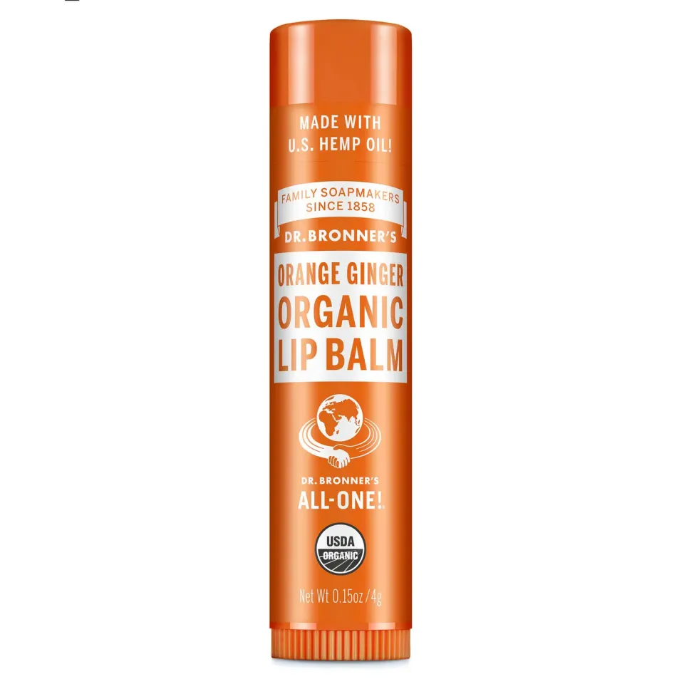 Dr. Bronner's Orange Ginger læbepomade 4,25 g mild