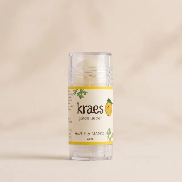 Kraes BabyBad Glade Læber læbepomade 15 ml naturlig