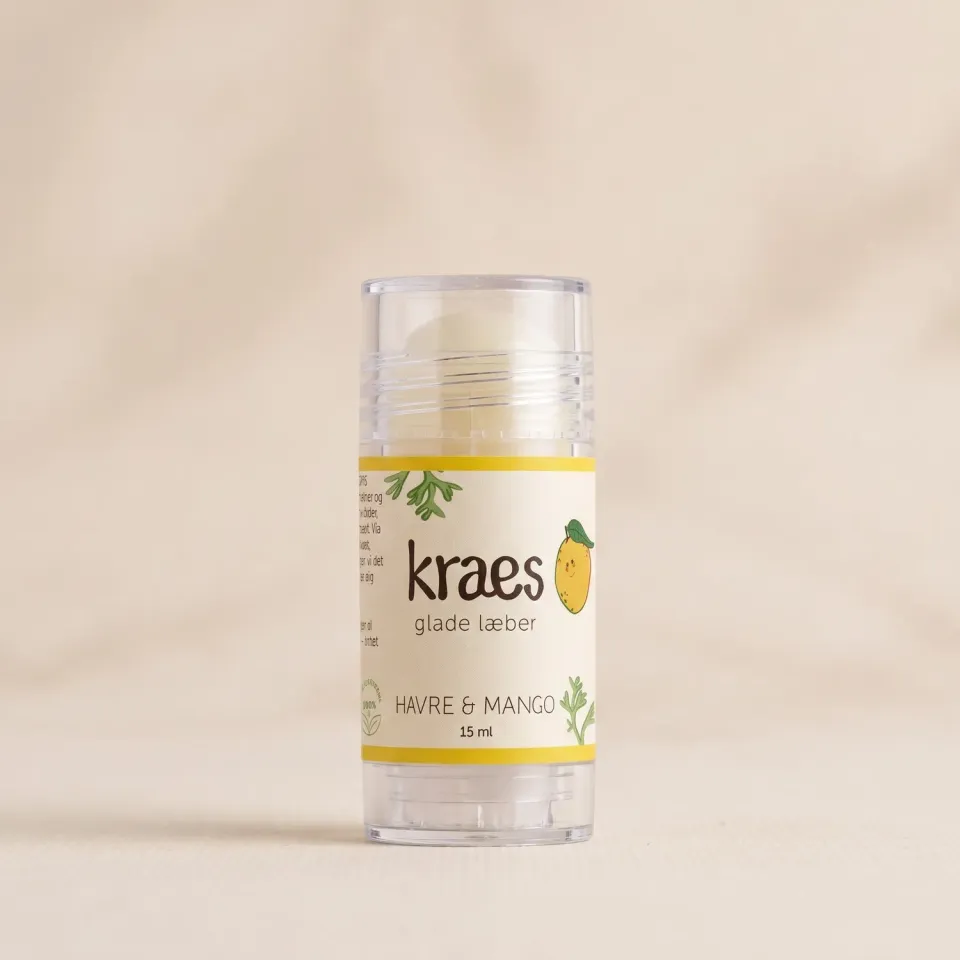 Kraes BabyBad Glade Læber læbepomade 15 ml naturlig