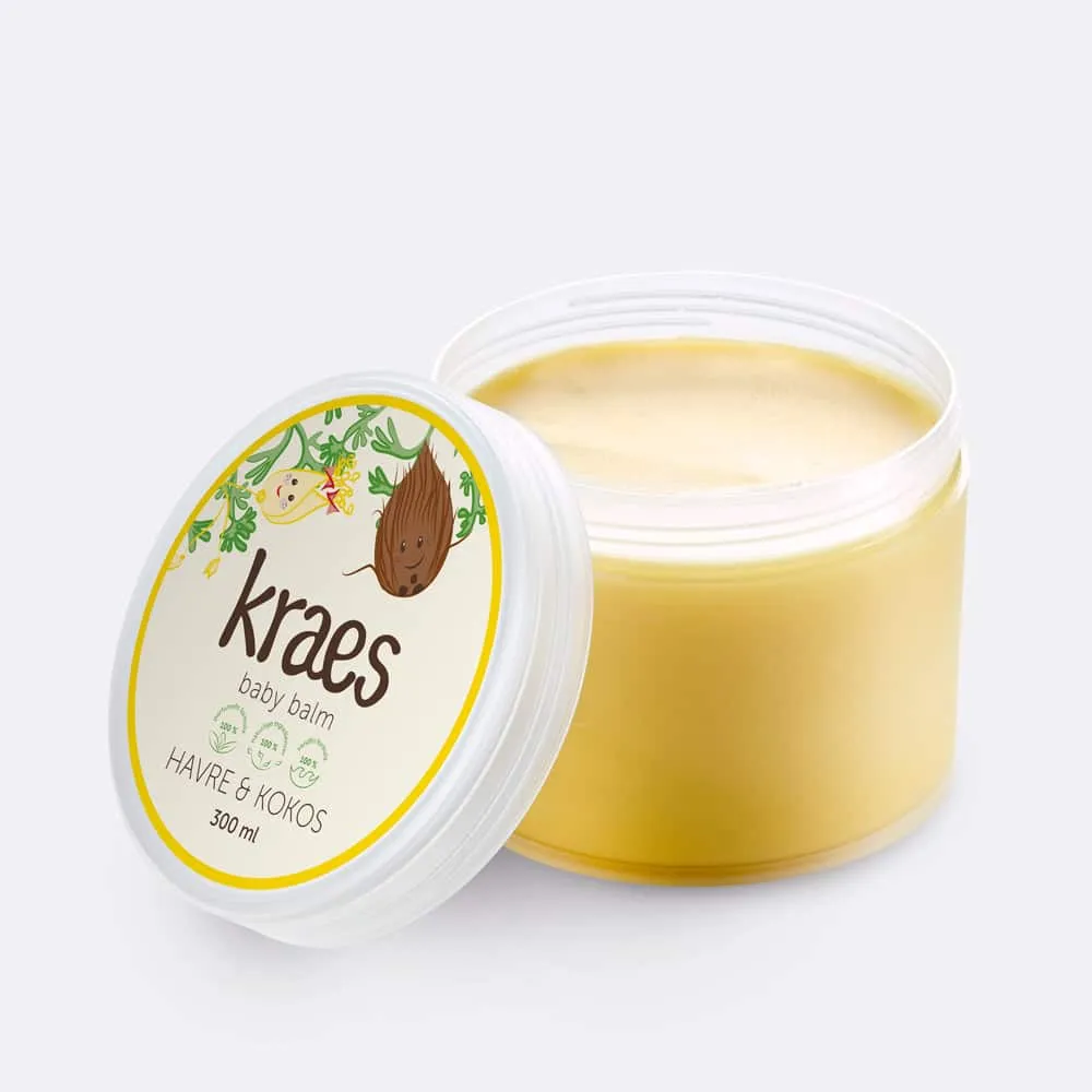 KRAES Baby Balm fedtcreme 300 ml til tør hud