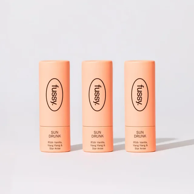 Fussy Sun Drunk Mini Trio deodorant 3x15g vanilje