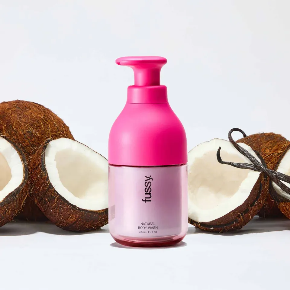 Fussy Coconut Milk Starter Pack body wash pink 320ml kokos