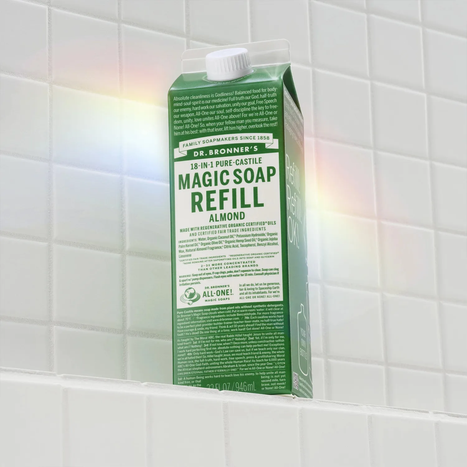 Dr. Bronner's Pure-Castile Magic Soap sæbe 32 oz mandel