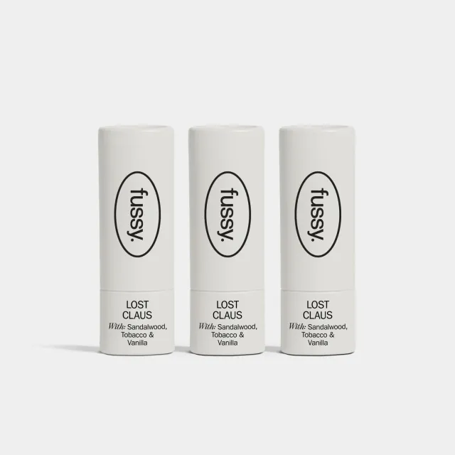 Fussy Lost Claus mini deodorant 3x15 g træagtig
