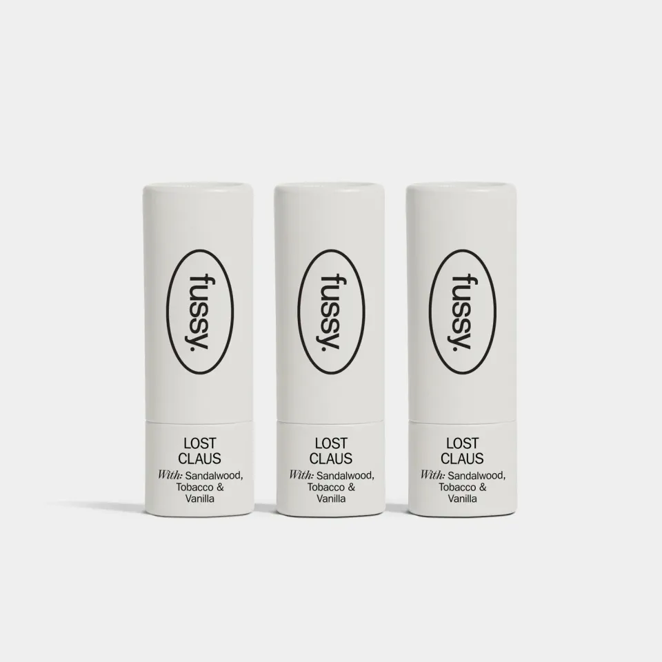 Fussy Lost Claus mini deodorant 3x15 g træagtig