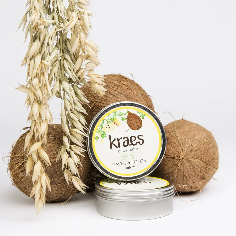 KRAES Tør hud pakke babybad og balm til børn