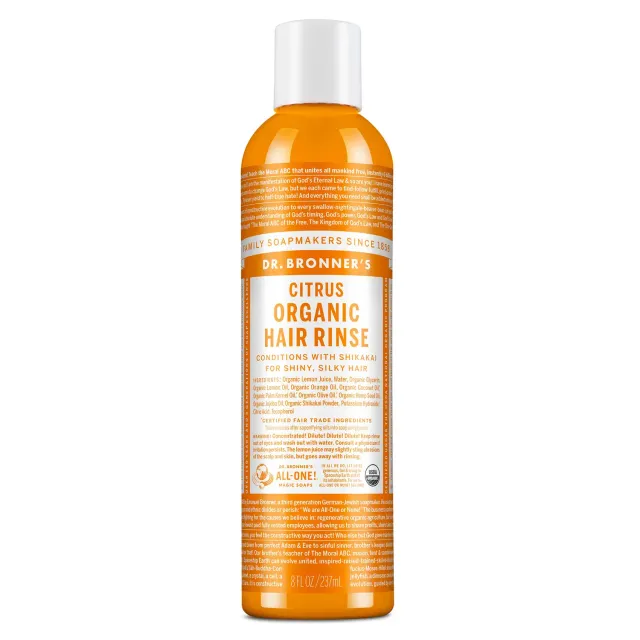 Dr. Bronner's Citrus hårskyl 8 oz med frisk duft