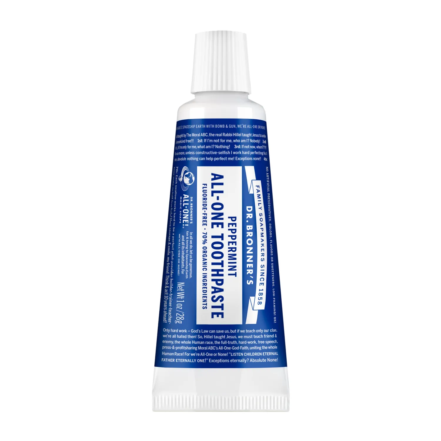 Dr. Bronner's All-One Peppermint tandpasta 5 oz uden fluor