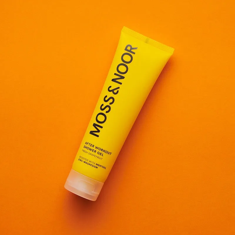 Moss Noor After Workout sæt tørshampoo deo brusegel Grapefruit