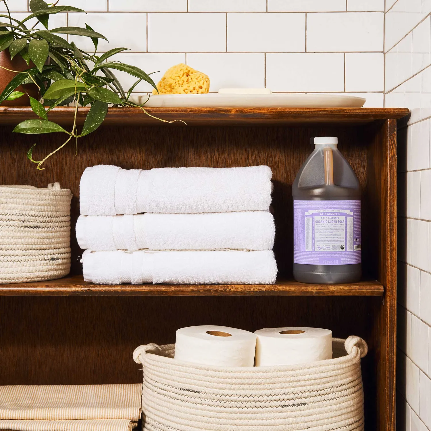 Dr. Bronner's Organic Sugar Lavender sæbe 12 oz mild